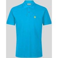 Blue Men's Chase Pique Polo Shirt Size L