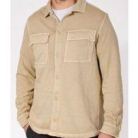Natural Mens Cotton Overshirt Size XXXL