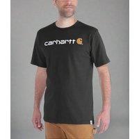 Black Relaxed Fit Logo Cotton T-Shirt Size XL