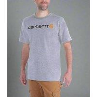 Grey Relaxed Fit Logo Cotton T-Shirt Size L