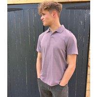 Purple Ex Seasalt Treve Organic Cotton Polo Shirt Size S