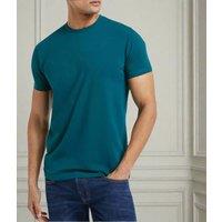 Teal Mens Slim Fit T Shirt Size L