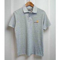 Grey Men's WIP Cotton Polo Shirt Size S