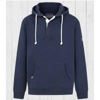 Lazy Jacks Mens Hooded Button Neck Sweatshirt Size M