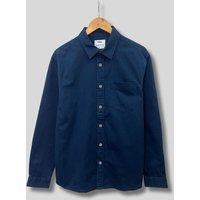 Mens Navy Cotton Over Shirt Size M