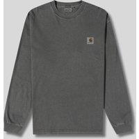 Grey Carhartt Nelson Long Sleeve Tee Size XS