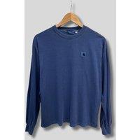 Navy Carhartt Nelson Long Sleeve Tee Size M