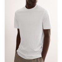 White Premium Cotton Mens T Shirt Size 2XL