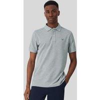 Grey Mens Classic Cotton Polo Shirt Size XXL