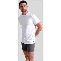 Mens White Crew Neck T Shirt Size L