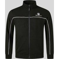 Black Aquascutum Active Piping Mock Neck Track Top Size L