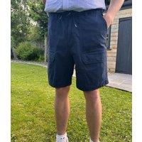Mens Navy Nautica Cargo Shorts Size 30