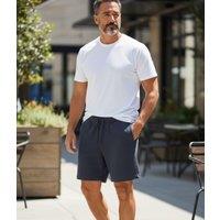 Mens Grey Relaxed Fit Garment Dyed Jersey Shorts Size XS