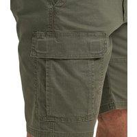 Mens Khaki Relaxed Fit Cargo Shorts Size 30