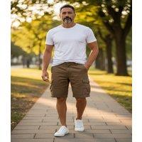Mens Wrangler Brown Authentics Cargo Shorts Size 44
