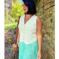 Ivory Tailored Waistcoat Size 22