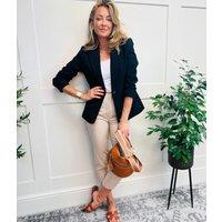 Black Single Breasted Blazer Size 6