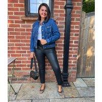 Mid Wash Western Denim Jacket Size 8