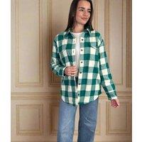 Green Sherpa Checked Shirt Size 10/12