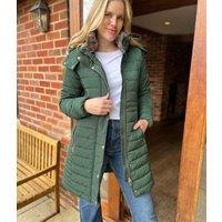 Green Cherington Padded Coat Size 14