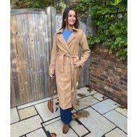 Camel Brave Soul Virgo Long Coat Size 8