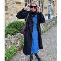 Black Brave Soul Virgo Long Coat Size 16