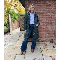 Green Loxley Waterproof Coat Size 10