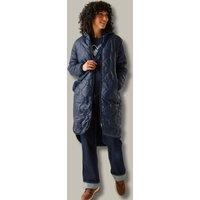 Navy Triea Quilted Jacket Size 8