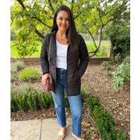 Black Padded Coat Size 12