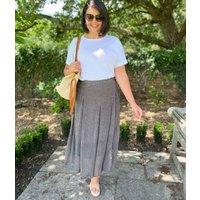 Black Printed Amaya Skirt Size 10