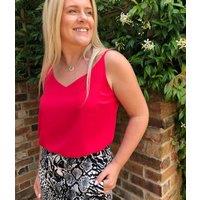 Raspberry Cami Top Size 8