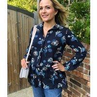 Brakeburn Meadow Trail Jersey Blouse Size 10