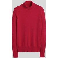 Red Fine Knit Roll Neck Jumper Size 6