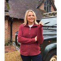 Burgundy Kizmitt Full Zip Fleece Size 10