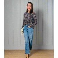 Ex Seasalt Floral Setting Sun Top Size 8