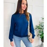 Blue Round Neck Sweatshirt Size 16/18