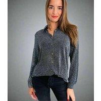 Silver Sparkle Blouse Size 12