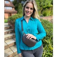 Pagoda Blue Rick Rack Jersey Shirt Size 12