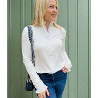Ivory Frill Townsend Blouse Size 12/14