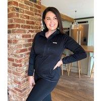 Black Newhill Hooded Full Zip Fleece Size 20