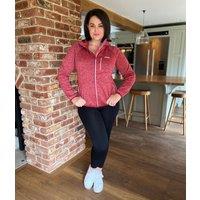 Red Newhill Hooded Full Zip Fleece Size 8