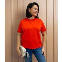 Orange Premium Cotton Rich T Shirt Size 14