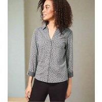 Grey Annie Jersey Printed Shirt Size 20