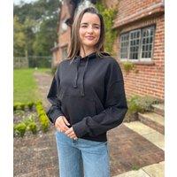 Black Casual Luxe Hooded Top Size 20/22