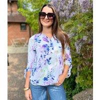 Floral Summer Popover Blouse Size 16/18
