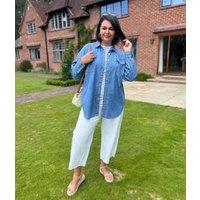 Mid Denim Oversized Shirt Size 20/22
