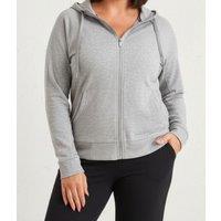 Grey Full Zip Hoodie Size 8
