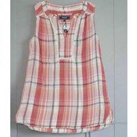 Maine Pink Checked Sleeveless Top Size 20