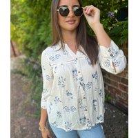 Brakeburn Bella Folk Blouse Size 14