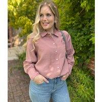 Pink Modal Relaxed Shirt Size 10